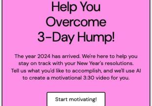Help You Overcome 3-Day Hump!