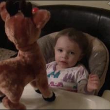 Reindeer-toy-scares-baby