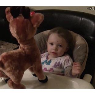 Reindeer-toy-scares-baby