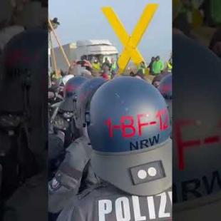[독일 Bild紙] Lützerath-Räumung: Polizei greift gegen Aktivisten durch #shorts