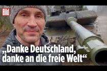 [독일 Bild紙] Wladimir Klitschko fährt Leopard-Panzer | Danke-Video an Deutschland