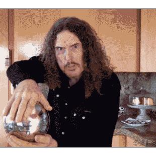 Weird Al's floating orb magic trick