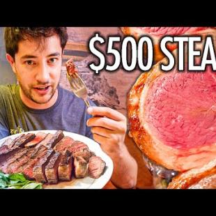 $10 Steak vs $500 Steak in Brazil!! STREET FOOD to 5 Star BUFFET of Brazilian BBQ!