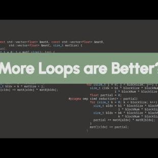 Nested loop makes this algorithm 120x faster???