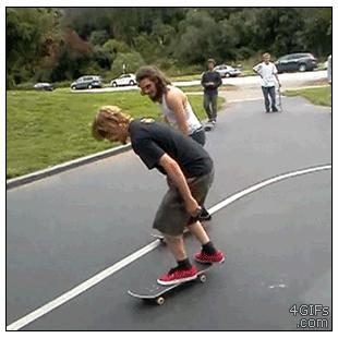 Skateboard swap trick