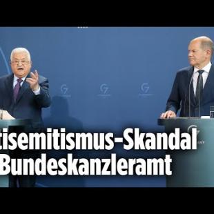 [독일 Bild紙] Palästinenserpräsident  Abbas relativiert den Holocaust und Scholz schweigt!