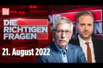 [독일 Bild紙] Die Richtigen Fragen – 21. August 2022 | mit Thilo Sarrazin, Götz Ruprecht, Kai Weise