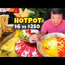$6 HOTPOT vs. $250 HOTPOT in Singapore | BEST Hotpot Deal EVER!