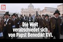 [독일 Bild紙] Beerdigung Papst Benedikt XVI.: Tausende kommen zur Trauerfeier