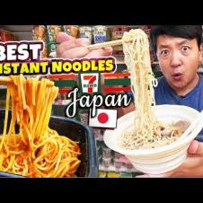 BEST INSTANT NOODLES! Eating ONLY 7 Eleven Food in Tokyo Japan!