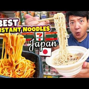 BEST INSTANT NOODLES! Eating ONLY 7 Eleven Food in Tokyo Japan!