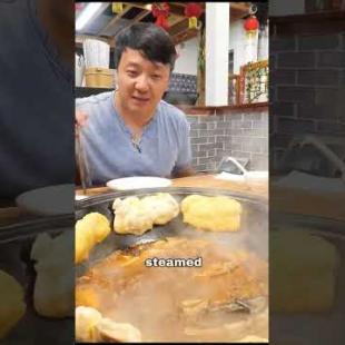 Hot Pot cooked in a GIANT WOK! #shorts