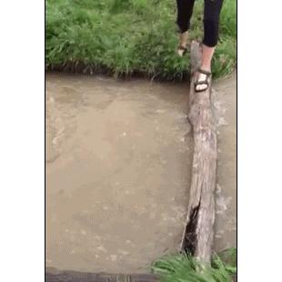 Stream-crossing-sandals-log