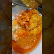 Huge Deep-Fried River Prawns!!