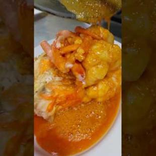 Huge Deep-Fried River Prawns!!