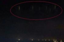 [연합뉴스] 부산 밤하늘 '의문의 빛기둥'…"오로라냐, UFO냐" 문의 쇄도