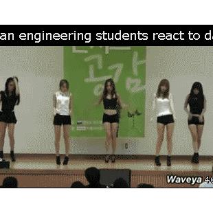 Korean-students-dance-reactions