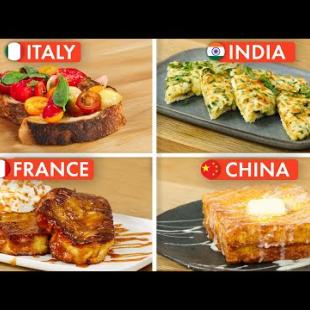 10 Chefs From 10 Countries Make Toast | Epicurious