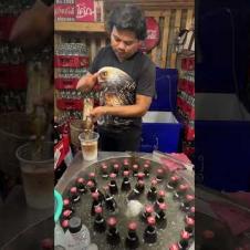 INSTANT Coke Slushie Hack at a Thailand Night Market! #shorts