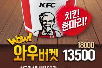 [할인정보] KFC 와우버켓 할인 (feat. 하니)