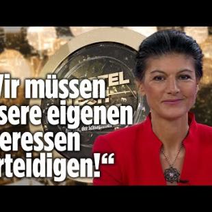 [독일 Bild紙] „Sanktionen schaden Europa mehr als Russland“ | Sahra Wagenknecht bei Viertel nach Acht