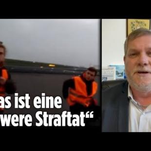 [독일 Bild紙] Klima-Extremisten „Letzte Generation" blockieren Rollfeld vom Flughafen BER