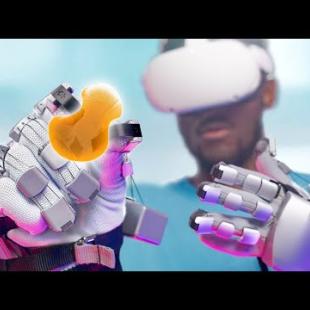 Dope Tech: Haptic Gloves to FEEL VR!