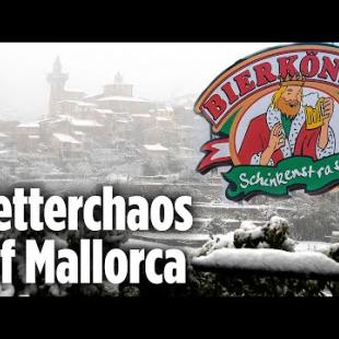 [독일 Bild紙] Auf Mallorca liegt gerade einfach Schnee 😲