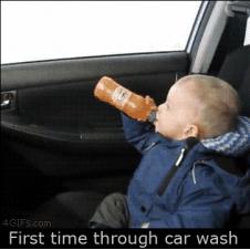 Car-wash-scares-kid