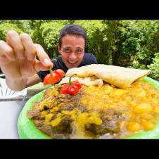King of Curry Goat & Duck!! FAVORITE FOODS in Trinidad & Tobago - Caura River Lime!!