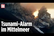[독일 Bild紙] Krater kracht ins Mittelmeer | Vulkanausbruch Stromboli