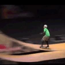 Skateboard jump