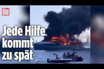 [독일 Bild紙] Feuer-Drama: Brennende Jacht vor Formentera
