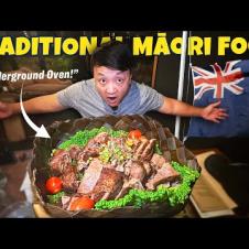 CHEAP Pizza Hut BREAKFAST & Māori TRADITIONAL Food Cooked in Hāngī (UNDERGROUND OVEN) in New Zealand