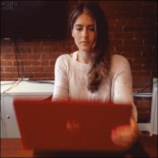 Folding laptop fail