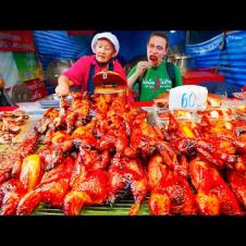 Epic Food Fair in Thailand!! $50 CHALLENGE - Everything You Have to Eat!