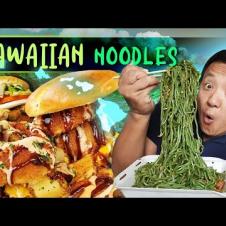 MUST TRY HAWAIIAN RAMEN NOODLES & Volcano Burger in Oahu