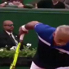 신박한 테니스 서브기술