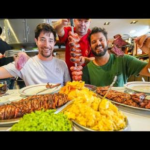 Brazil's #1 BBQ + Seafood 🇧🇷 SURF & TURF Ilha Grande to Rio De Janeiro!