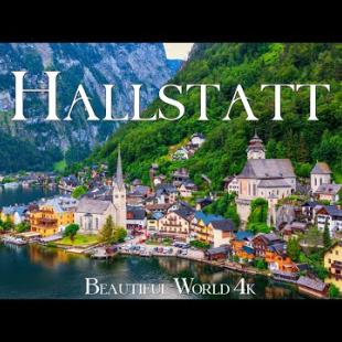 Hallstatt 4K- 오스트리아의 은행에 숨겨져있는 그림 같은 마을 - 피아노 음악