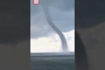 [독일 Bild紙] Riesiger Tornado über dem Gardasee #shorts