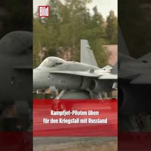[독일 Bild紙] Kampfjet-Piloten üben für den Kriegsfall mit Russland | #shorts