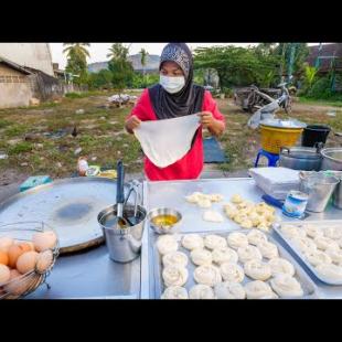 Street Food EGG ROTI!! Market Eating Tour in Southeast Asia!