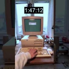 How long it takes to start windows 98 in 2022