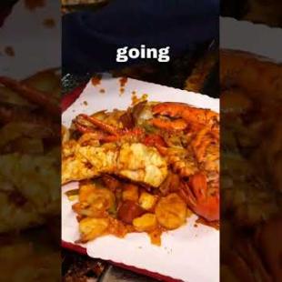 $278 KING CRAB + LOBSTER  Shrimp Tray at the LEGENDARY San Pedro Fish Market #shorts