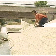 점프 건너기 실패