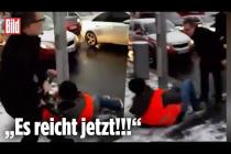[독일 Bild紙] Autofahrer schleift Klima-Kleber von der Straße |  Letzte Generation