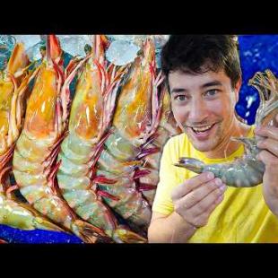 Pattaya Seafood and Happy Ending 🇹🇭 Big & CHEAP Tiger Prawns in Thailand!