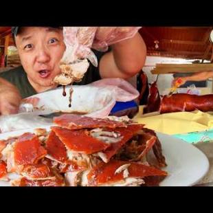 The GREATEST Lechon (Roast Pig) STREET FOOD Market in the Philippines!