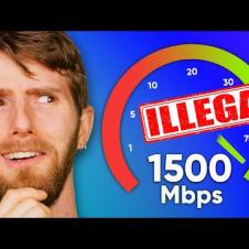my new Wi-Fi is so fast its illegal..